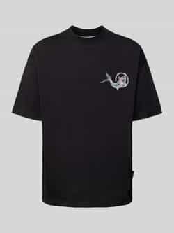 Carlo colucci Milano naar Tokyo Dorio T-shirt Black Heren
