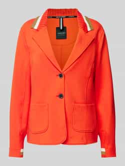 Marc Cain Slim fit blazer met contraststrepen