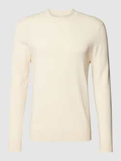 Profuomo Gebreide pullover met ronde hals