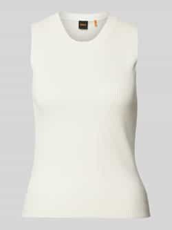 Boss Orange Gebreide top met ronde hals model 'Fetullina'