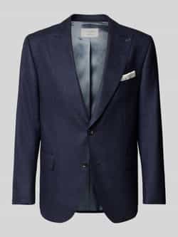 Carl gross Regular fit 2-knoops colbert van scheerwol model 'Tilano'