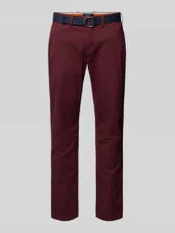MCNEAL Slim fit chino met riem