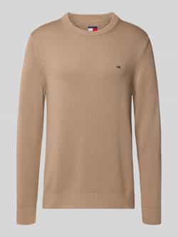 Tommy Jeans Regular fit gebreide pullover van zuiver katoen