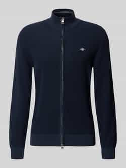 Lange heren lamswollen Bern vest Navy kopen? - Extra lang