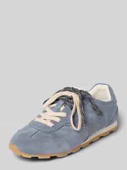 Marc O'Polo Lage sneakers van suèdemix model 'FABIANA 4B'