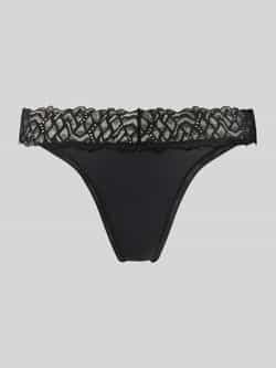 Calvin Klein Underwear String met kantgarnering