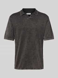 Jack & Jones Trui met korte mouwen JJELEO KNIT POLO SS LN