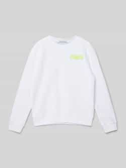 Calvin Klein Jeans Sweatshirt met labeldetails model 'TERRY'