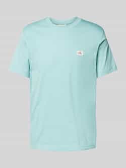 Calvin Klein Jeans T-shirt met labelstitching en ronde hals