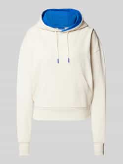 Hugo Boss Cropped Hoodie voor vrouwen Beige Dames