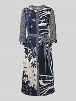 Milano italy Midi-jurk met ronde hals