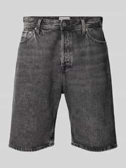 Jack & jones Baggy fit korte jeans met labelstitching model 'ALEX'