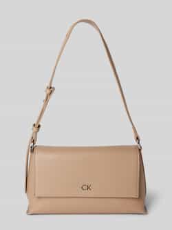 Calvin Klein Dagelijkse schoudertas in Pebble-stijl Brown Dames