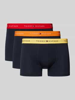 Tommy Hilfiger Boxershort met elastische band met logo in een set van 3 stuks
