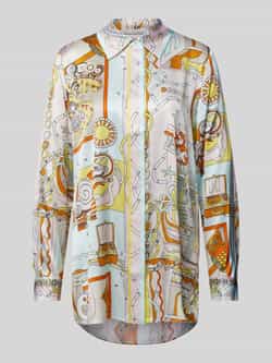 Herzensangelegenheit Regular fit blouse met platte kraag