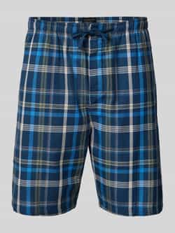 Schiesser Regular fit korte pyjamabroek met elastische band