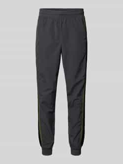 EA7 Emporio Armani Regular fit sweatbroek met contraststrepen model 'Train'