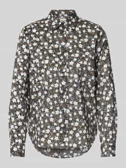 Gant Regular fit overhemdblouse van puur katoen met stolpplooi
