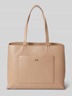 Calvin Klein Dagelijkse Middelgrote Tote Tas voor Vrouwen Brown Dames