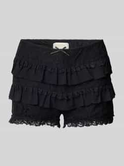 ANOTHER COTTON LAB Slim fit korte broek met kant
