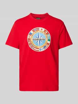 Napapijri T-shirt met ronde hals model 'BIG FLAG'