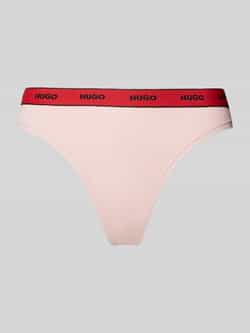 HUGO String met labeldetail model 'Carousel'
