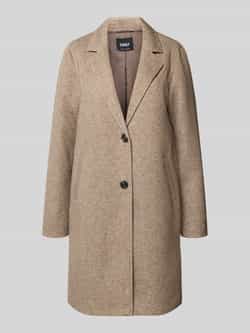 Only Comfort fit lange jas met katoen model 'SEDONA'