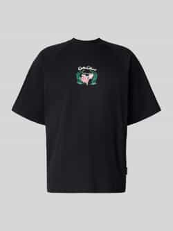 Carlo colucci Oversized T-shirt met labelprint