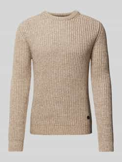 JOOP! JEANS Gebreide pullover met ronde hals model 'Oro'