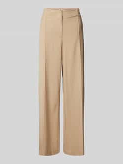 MOS MOSH Stoffen broek van viscosemix met persplooien model 'Nila Roy'