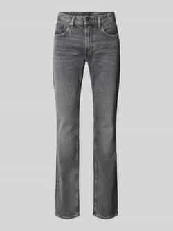 Tommy Hilfiger Slim-fit straight-leg jeans met metalen details Gray Heren