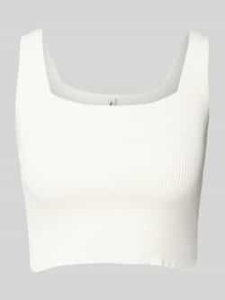 Only Slim fit tanktop in riblook model 'TATIANNA'