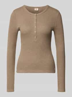 Levi's Shirt met lange mouwen en labeldetail