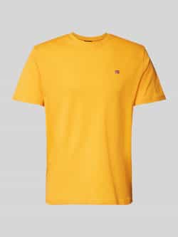 Napapijri Oranje Katoenen Poloshirt voor Mannen Orange Heren