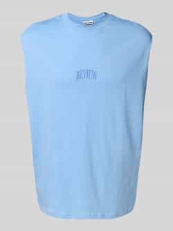 REVIEW Tanktop met labelprint