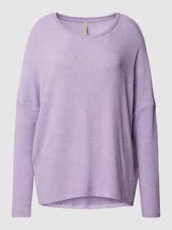 Soyaconcept Shirt met lange mouwen en verlengd rugpand model 'Biara''