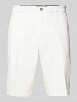 Bugatti Regular fit korte chino met ceintuurlussen model 'Flat'