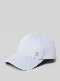 Calvin Klein Baseball pet CK METAL COTTON CAP Logoprand op de klem sluiting