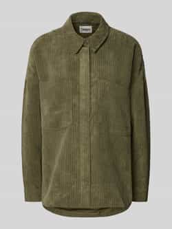Only Oversized overhemdblouse van corduroy model 'JANINE- RAI'