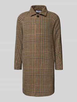 Matinique Regular fit lange jas van wolmix model 'ELIJAH'