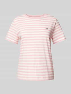 Gant T-shirt met labelstitching