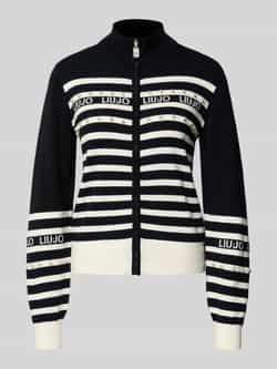 LIU JO SPORT Regular fit jack van viscosemix in gebreide look