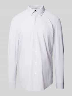 Boss Slim fit zakelijk overhemd met kentkraag model 'Hank'