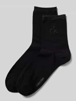 CK Calvin Klein Sokken met labelprint in een set van 2 paar