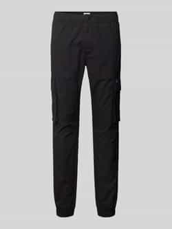 Calvin Klein Jeans Skinny fit cargobroek met labelpatch