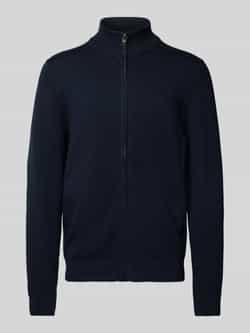 S.Oliver RED LABEL Gebreid jack met opstaande kraag van katoen
