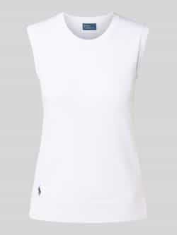 Polo Ralph Lauren Spencer met logostitching en ronde hals