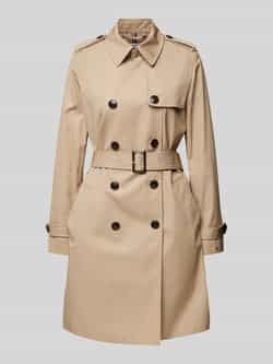 Tommy Hilfiger Trenchcoat COTTON DB SLIM FIT TRENCH met de kenmerkende trenchdetails