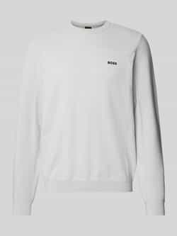 BOSS Green Gebreide pullover met labelopschrift model 'Momentum'