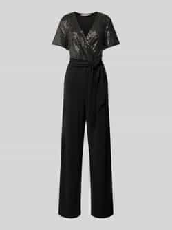 Christian Berg Cocktail Jumpsuit met strikceintuur